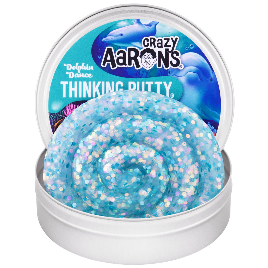 Dolphin Dance - 3.5" Thinking Putty Tin T9